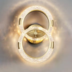 Crystal LED Round Wall Light