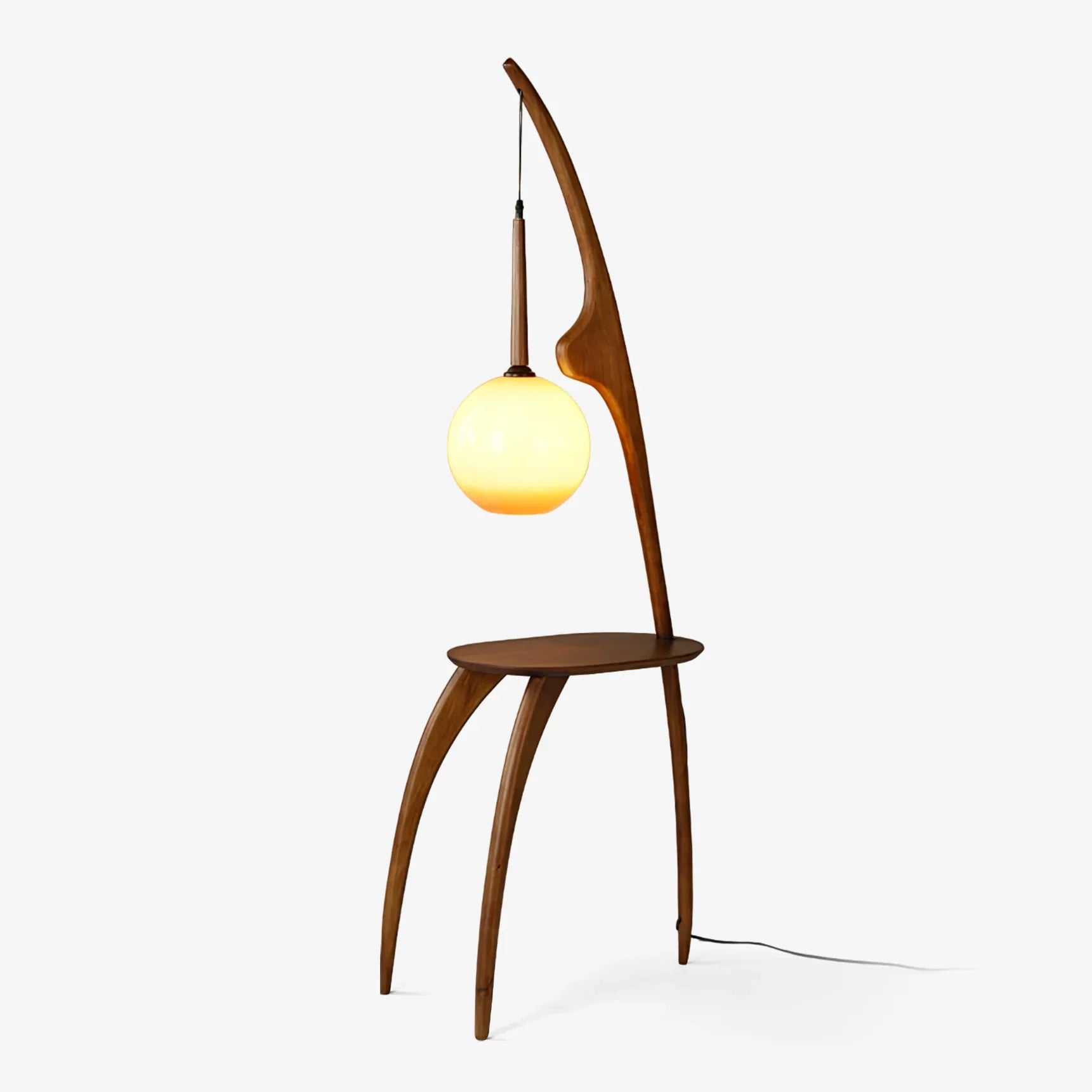 Curved Mantis Floor Lamp