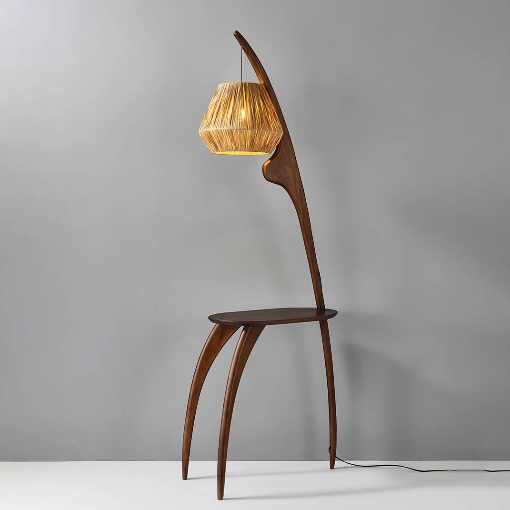Curved Mantis Floor Lamp