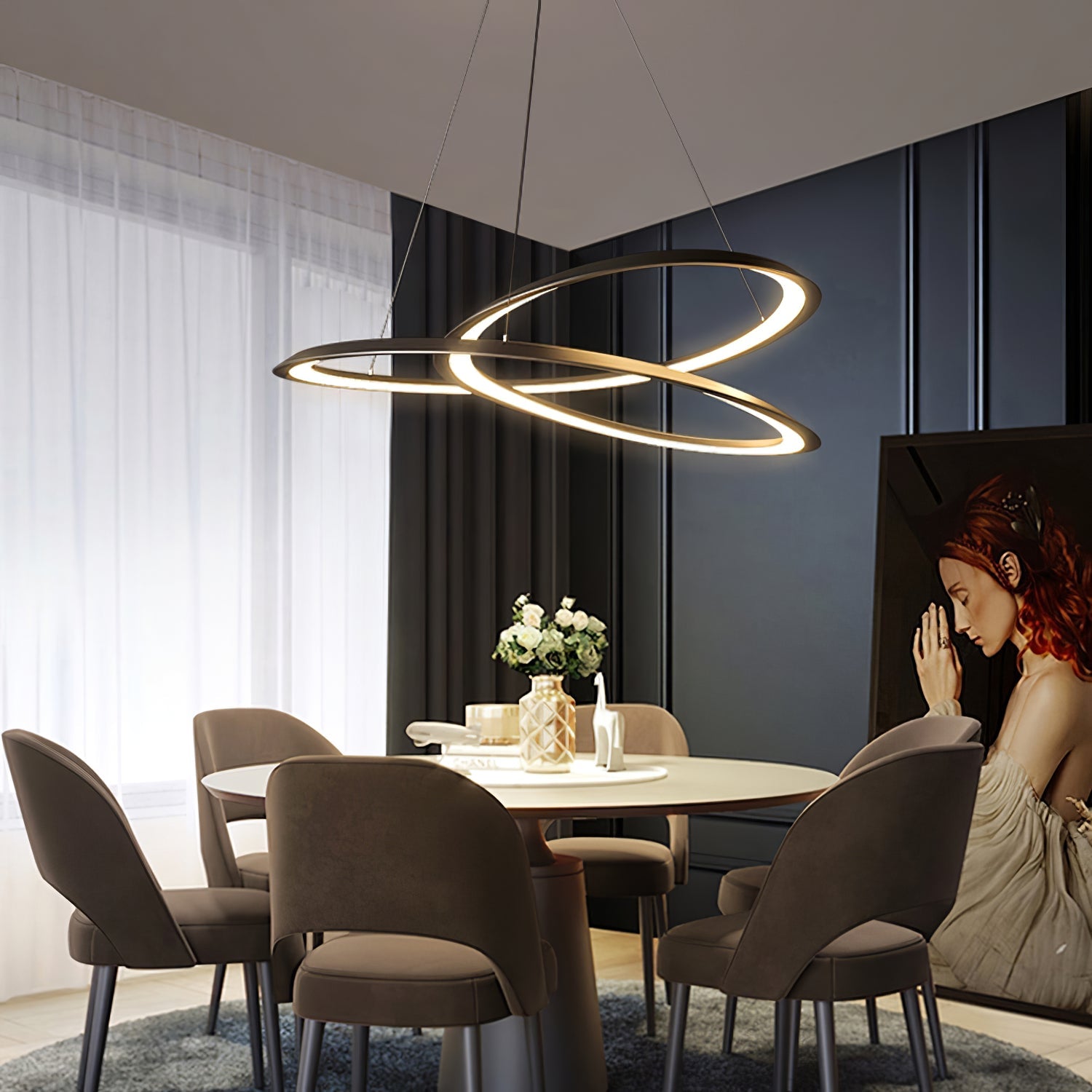 Curves LED Pendant Lamp