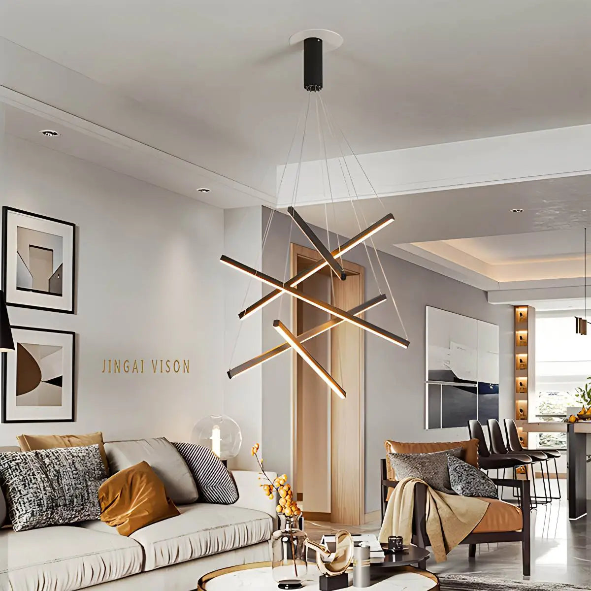 Custom Multi Light Sticks LED Chandelier