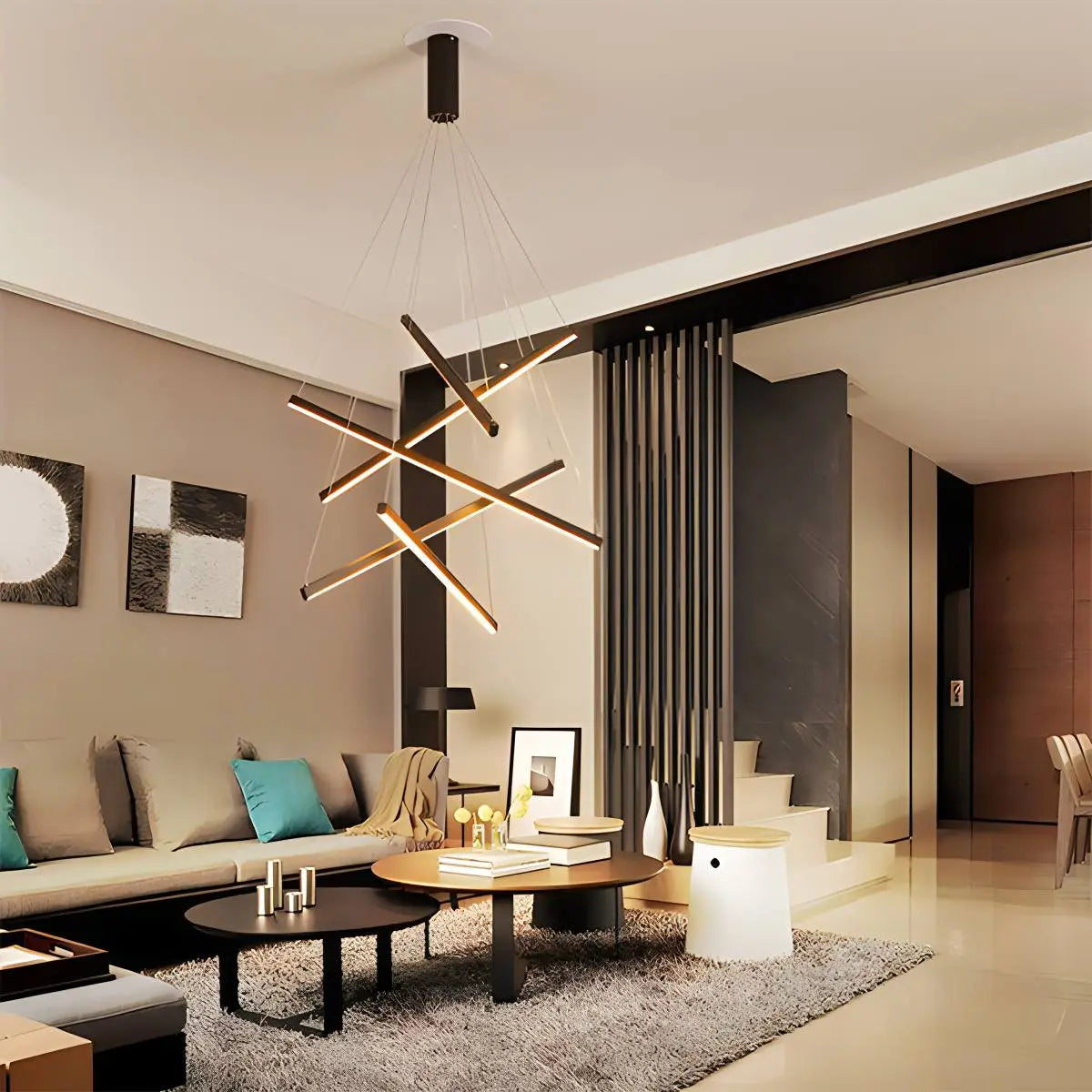 Custom Multi Light Sticks LED Chandelier