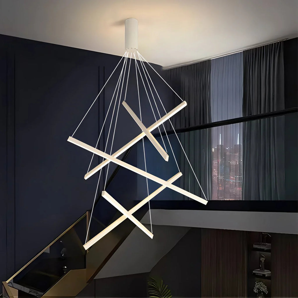 Custom Multi Light Sticks LED Chandelier