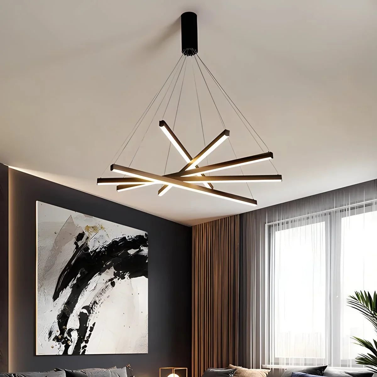 Custom Multi Light Sticks LED Chandelier