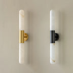 Cylindrical Alabaster Slim Wall Lamp