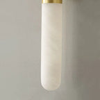 Cylindrical Alabaster Slim Wall Lamp