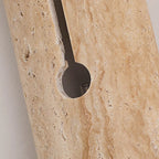 Cylindrical Y Shaped Travertine Wall Lamp