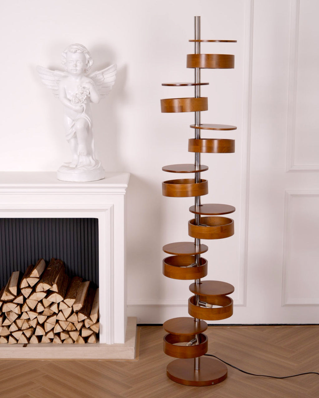 Cylindrical Flow Floor Lamp