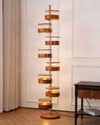 Cylindrical Flow Floor Lamp