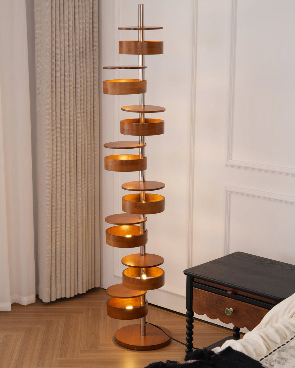 Cylindrical Flow Floor Lamp
