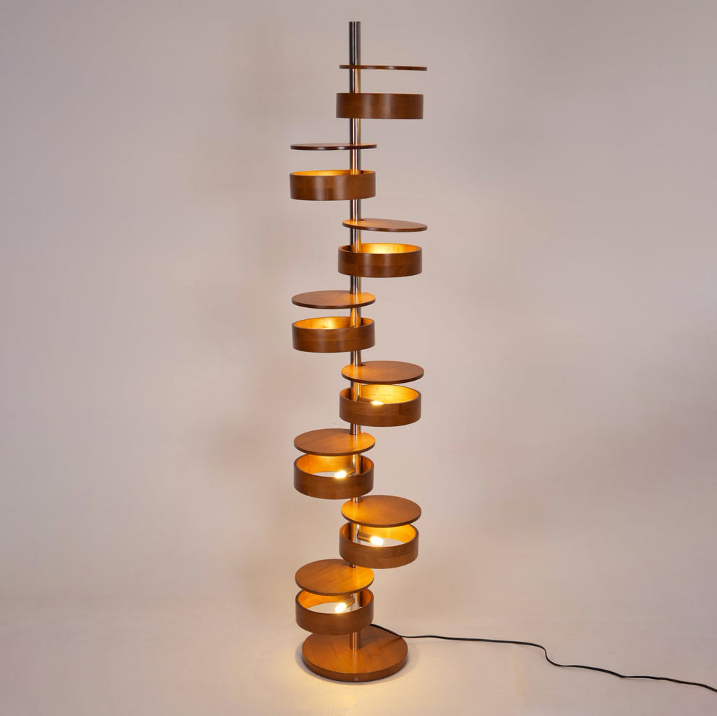 Cylindrical Flow Floor Lamp