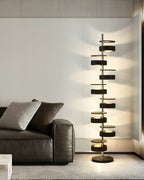 Cylindrical Flow Floor Lamp