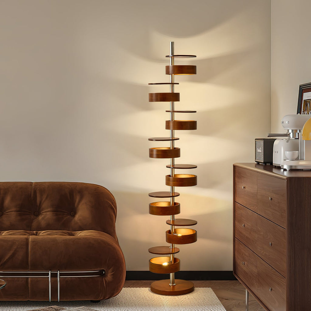 Cylindrical Flow Floor Lamp