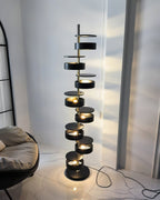 Cylindrical Flow Floor Lamp