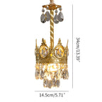 French Retro Crystal Chandelier for Dining Room