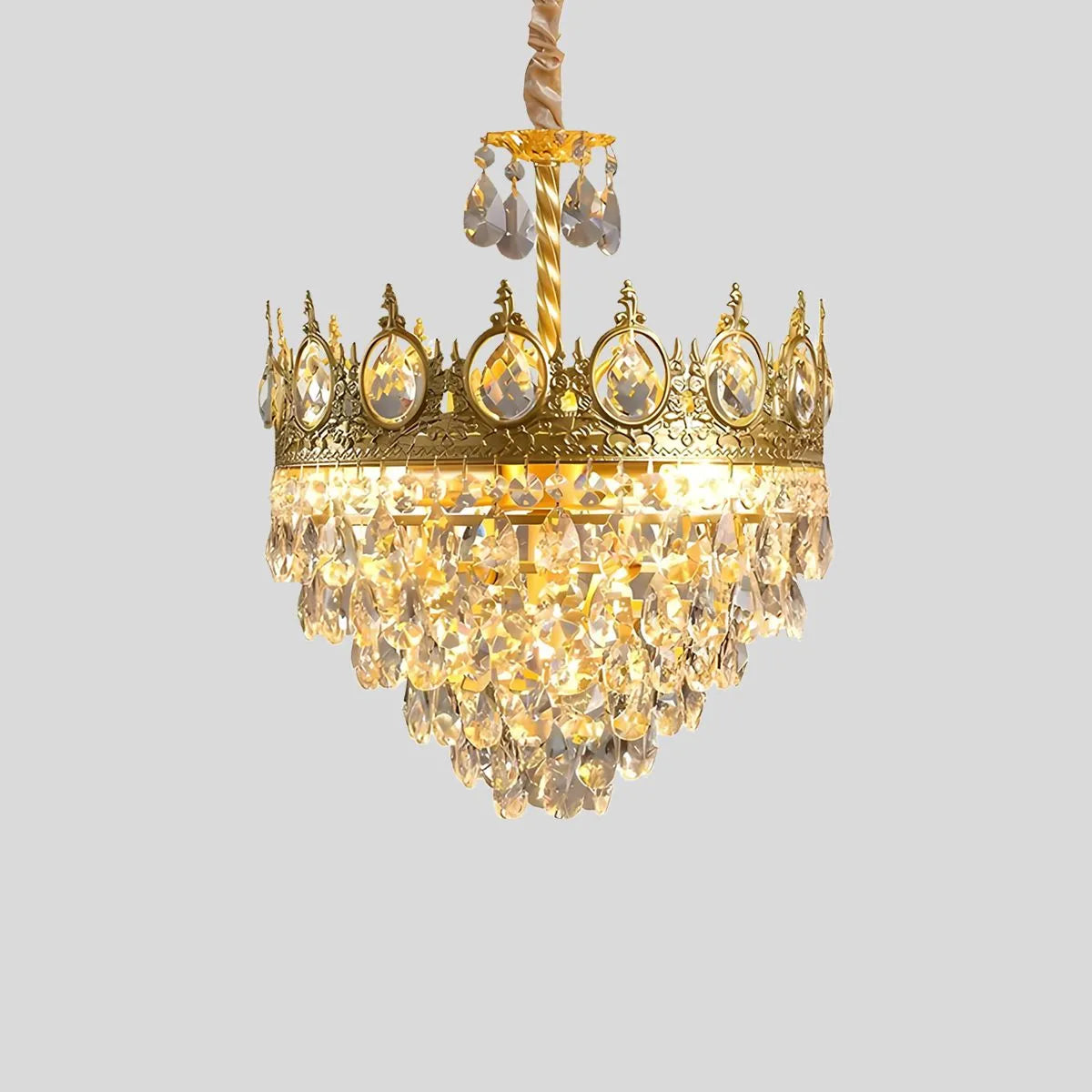 French Retro Crystal Chandelier for Dining Room
