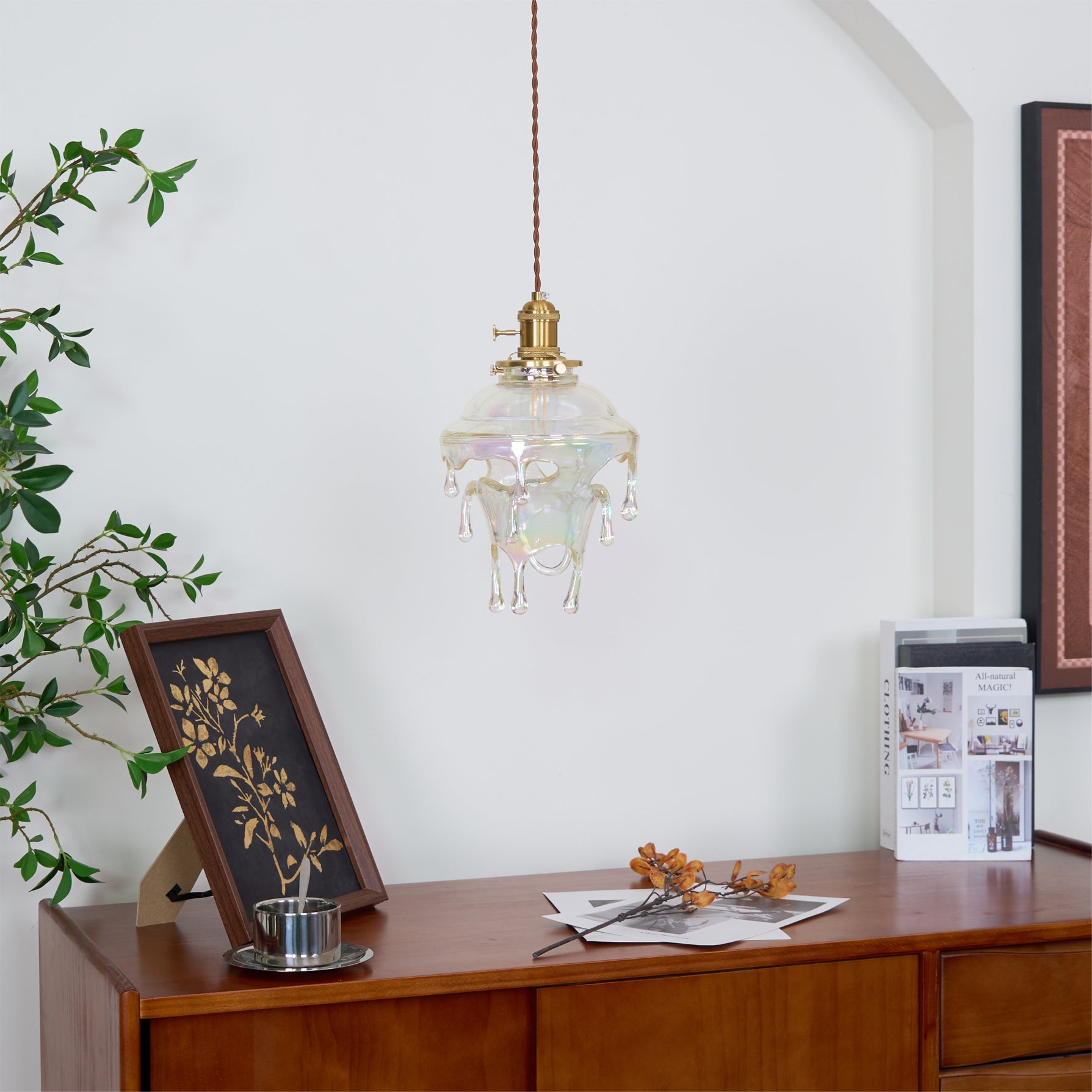 Water Droplets Resin Pendant Lamp