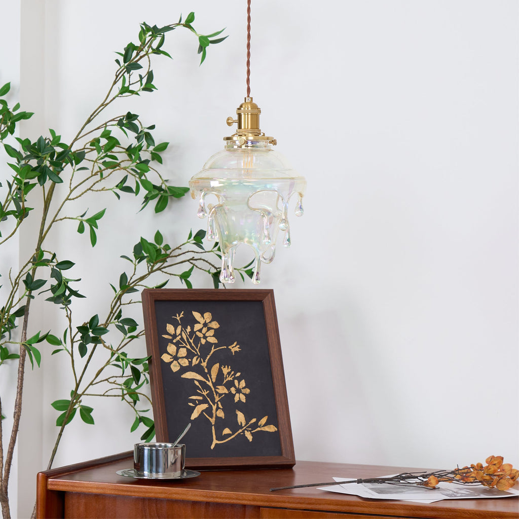 Water Droplets Resin Pendant Lamp