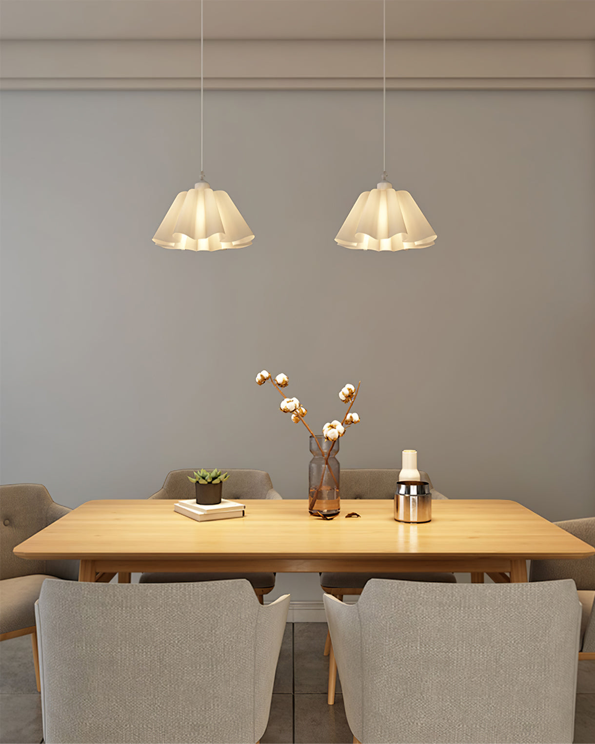Danish Pleated Pendant Lamp