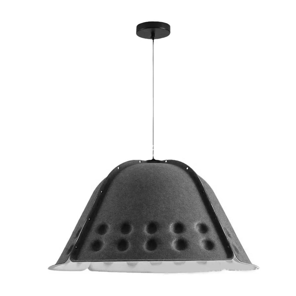 Clock Shaped Hot Pressed Acoustic Pendant Light