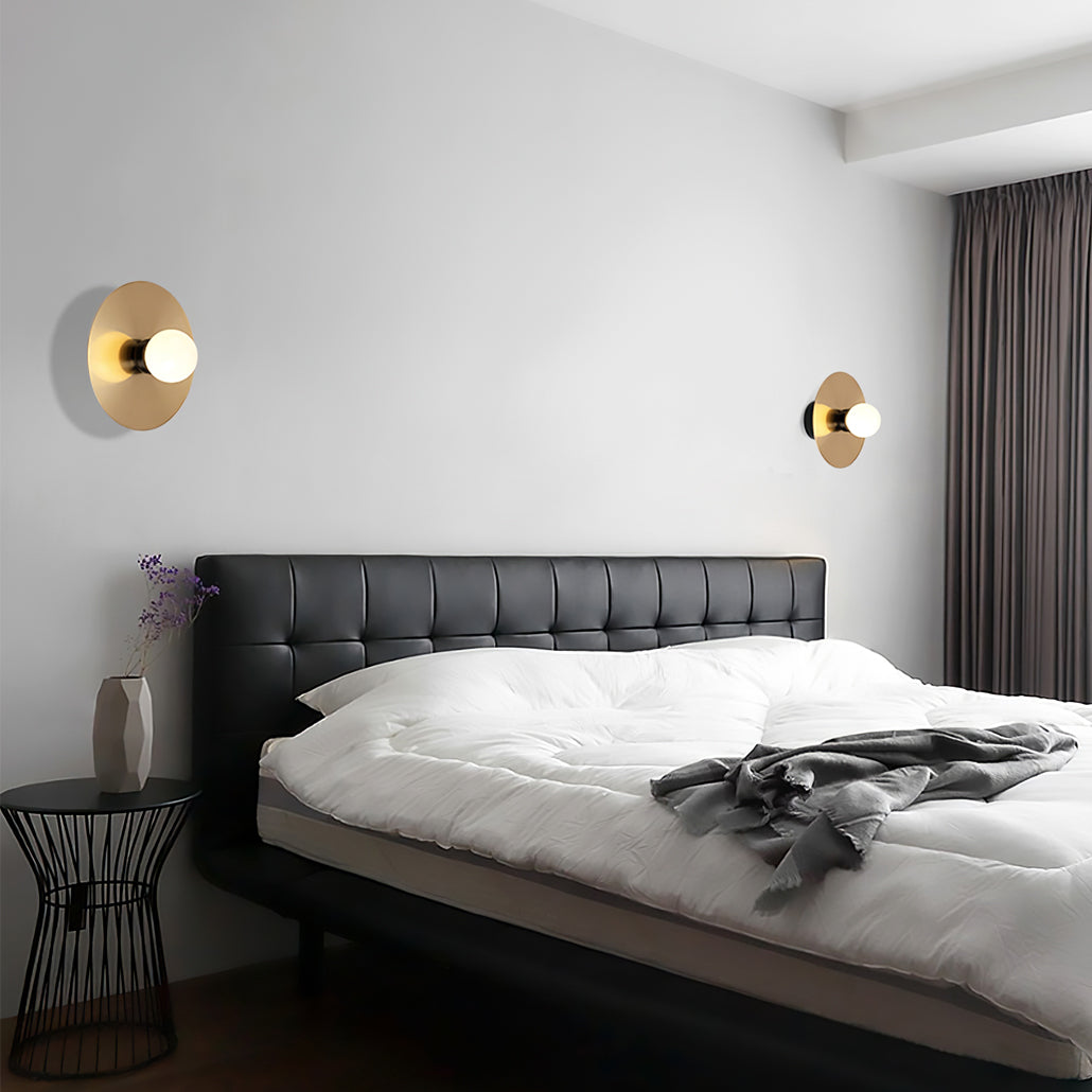 Disc And Sphere Wall Light