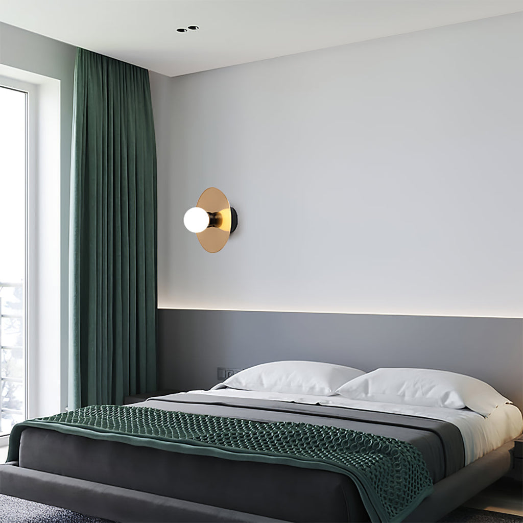 Disc And Sphere Wall Light