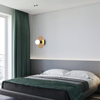 Disc And Sphere Wall Light