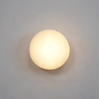 Domino A Cylindrical Alabaster Wall Light