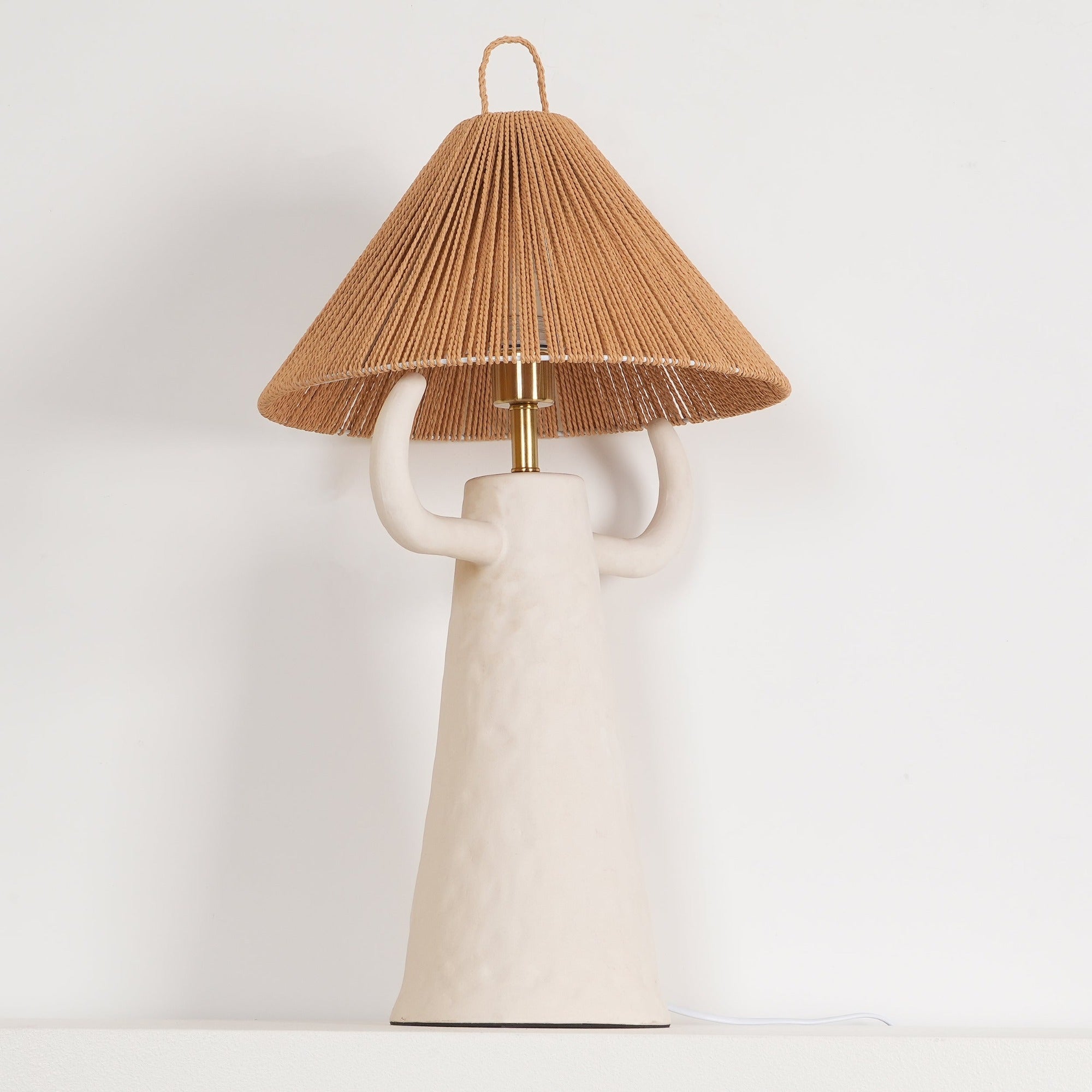 Horns Ceramic Table Lamp