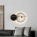Double Round Wall Light