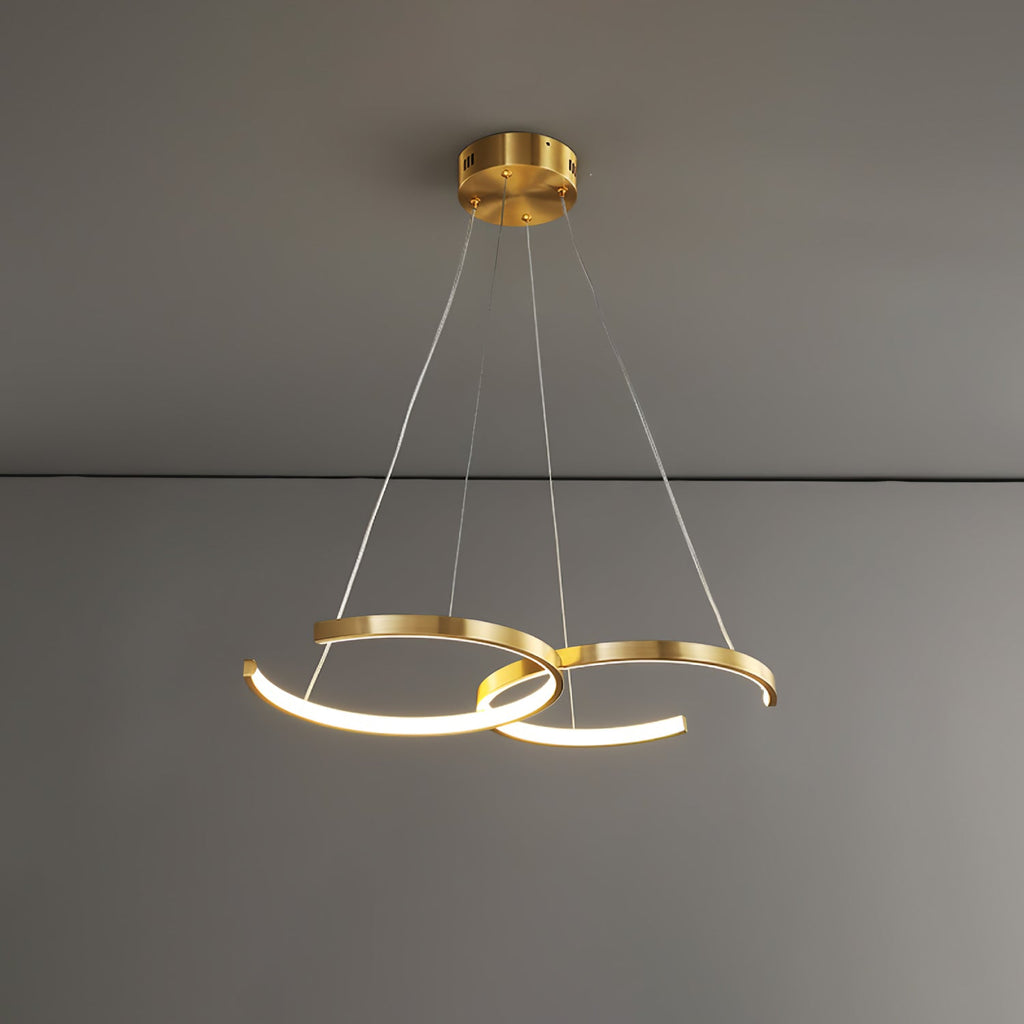 Double Rings Pendant Light