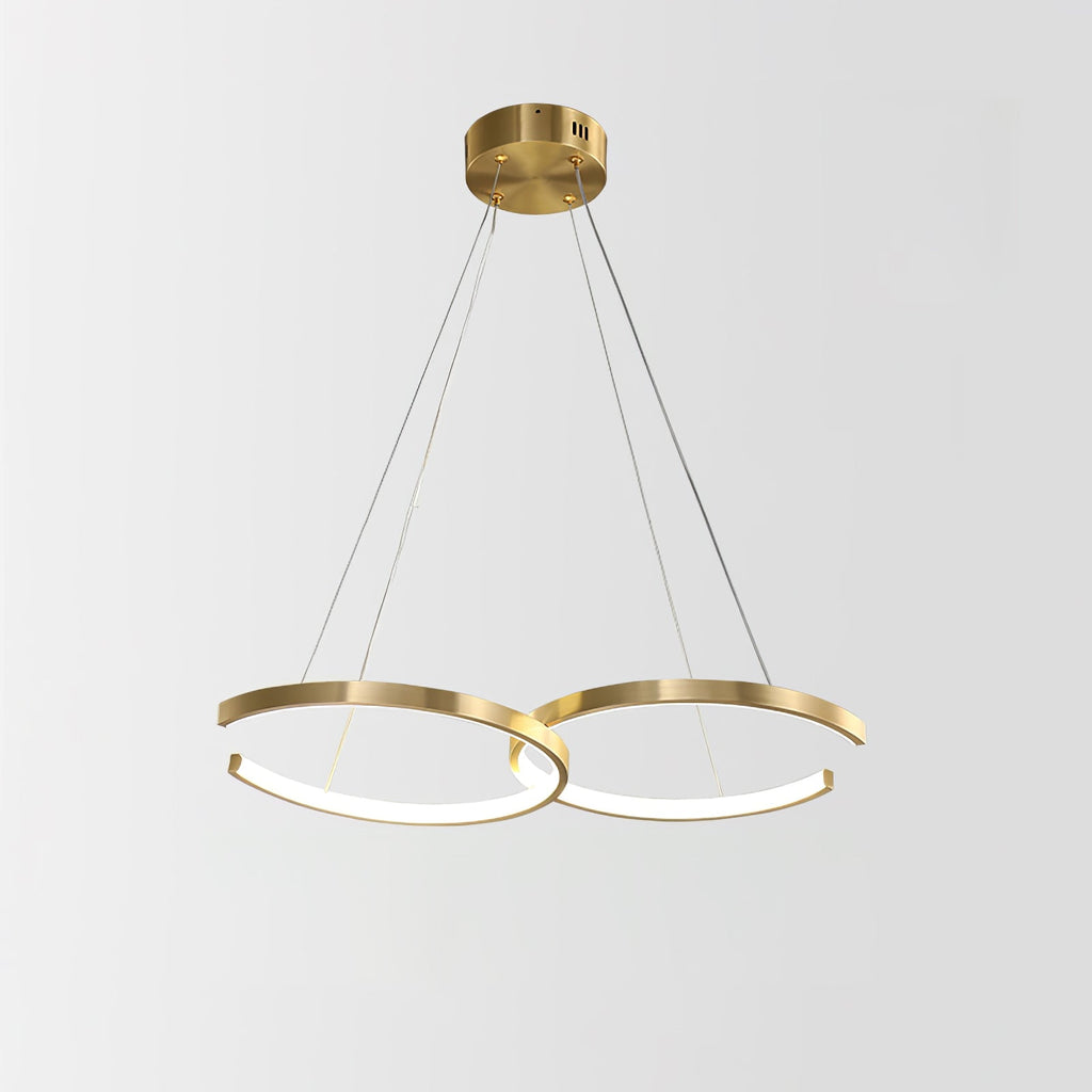 Double Rings Pendant Light