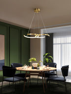 Double Rings Pendant Light