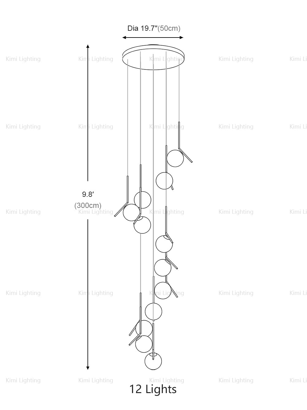 Duplex Opal Glass Globe Pendant Light