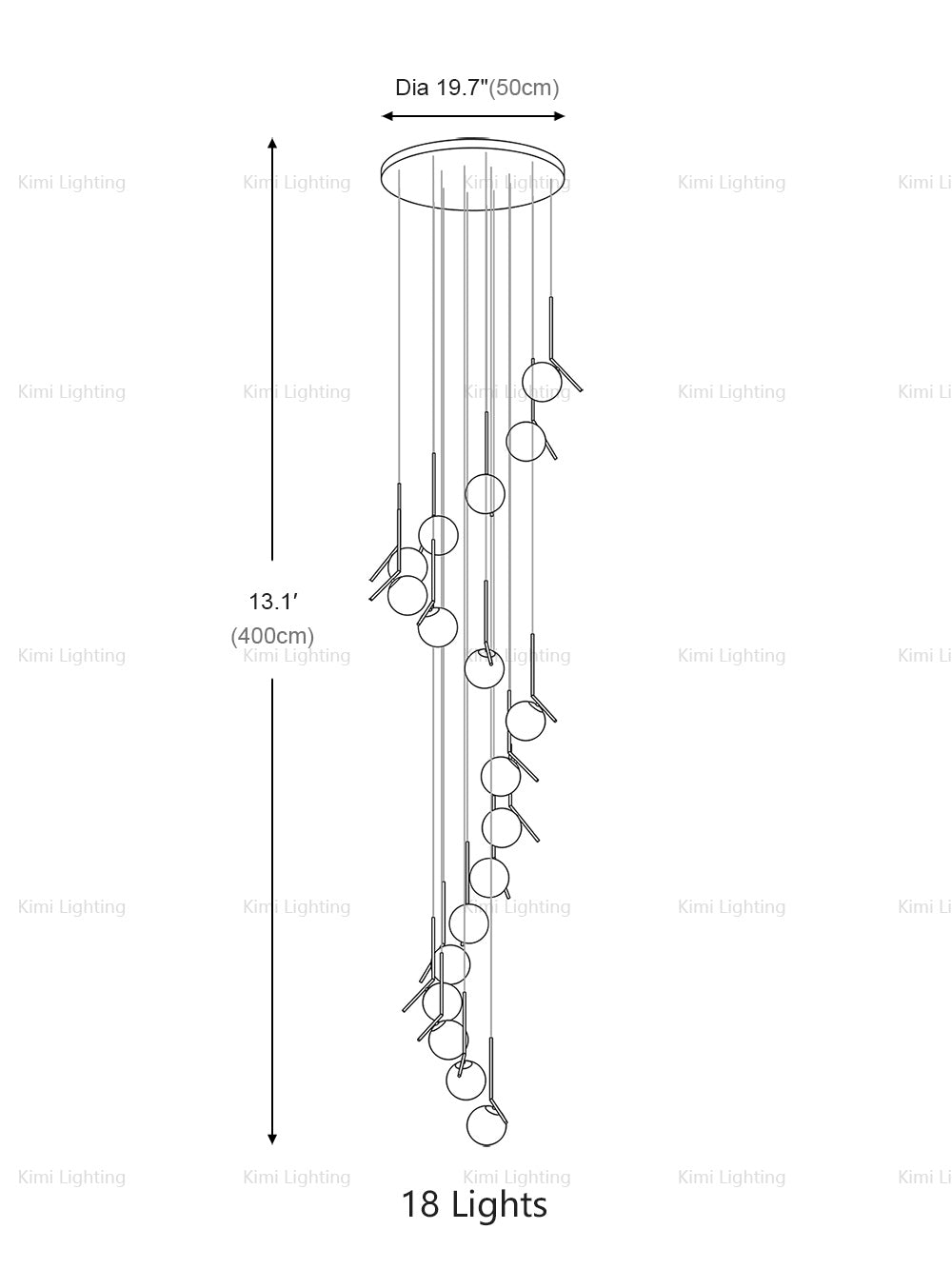 Duplex Opal Glass Globe Pendant Light