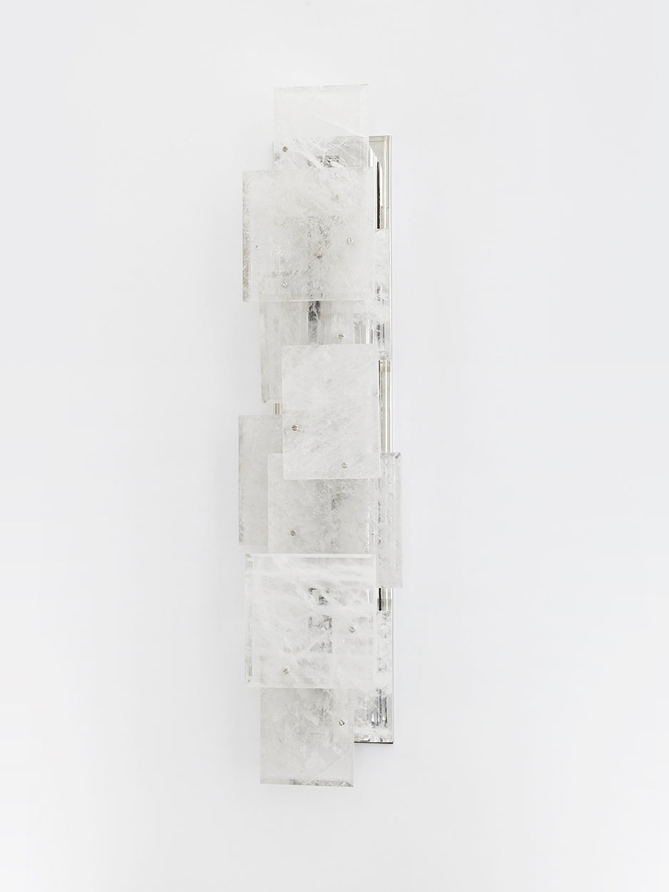 Esterel Collection Matte Crystal Wall Sconce