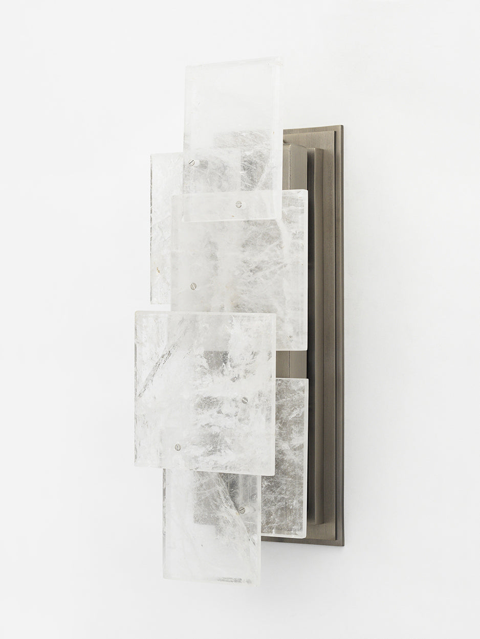 Esterel Collection Matte Crystal Wall Sconce