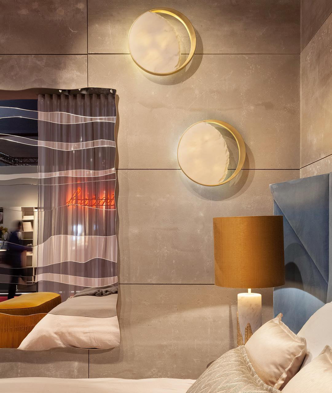 Eclipse Marble Wall Lamp