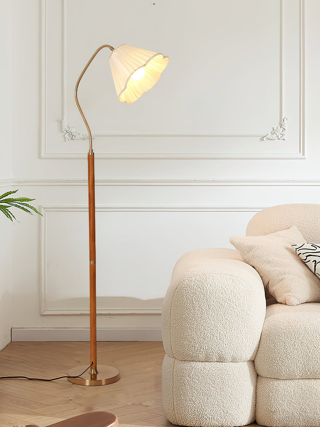 Florentine Fabric Floor Lamp