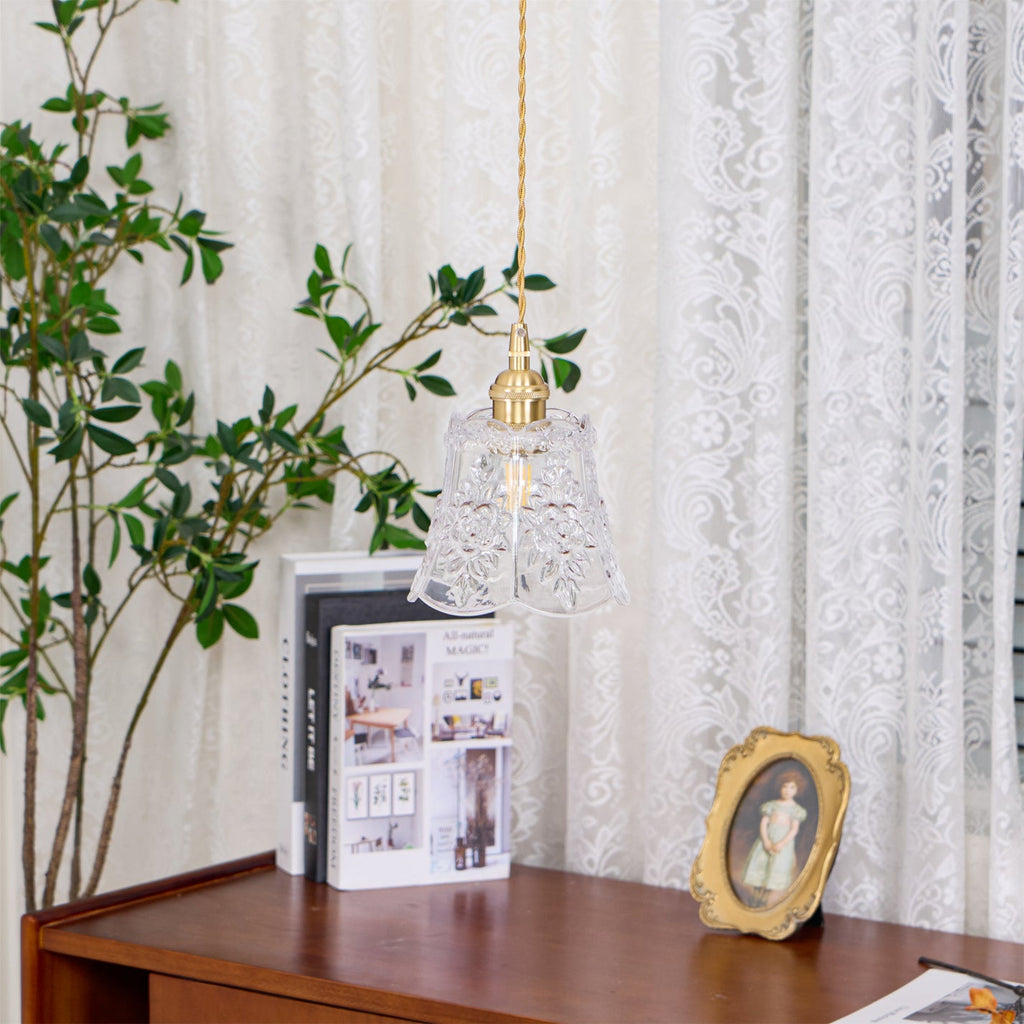 Flower Glass Pendant Lamp