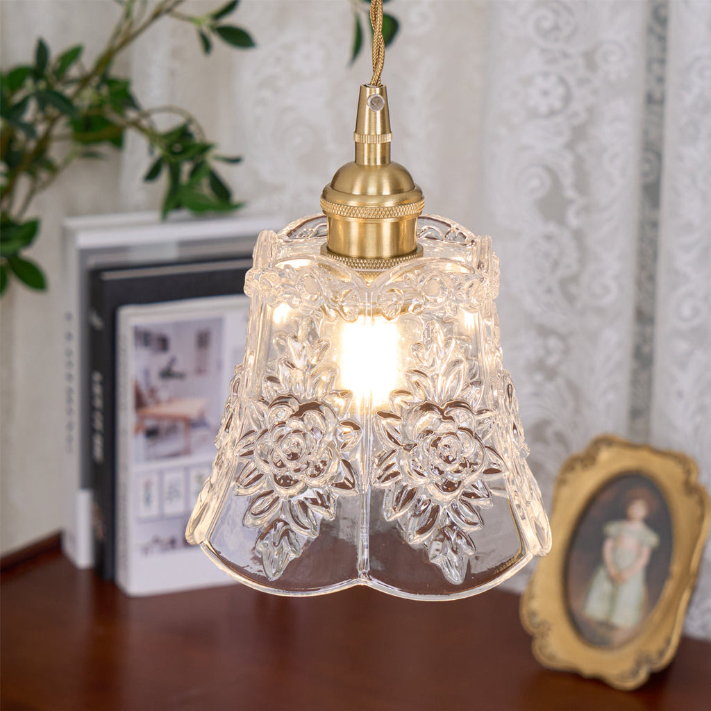 Flower Glass Pendant Lamp