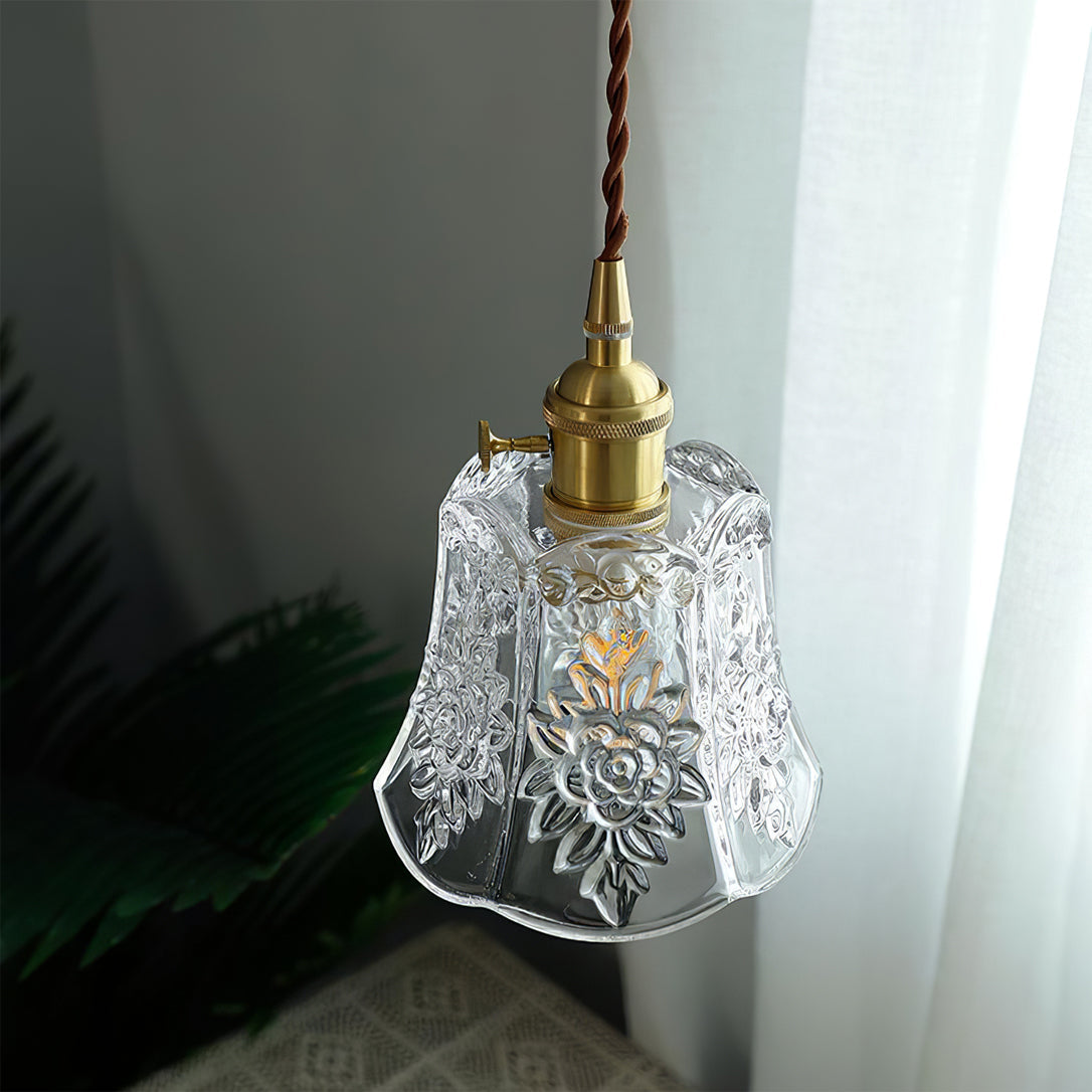 Flower Glass Pendant Lamp