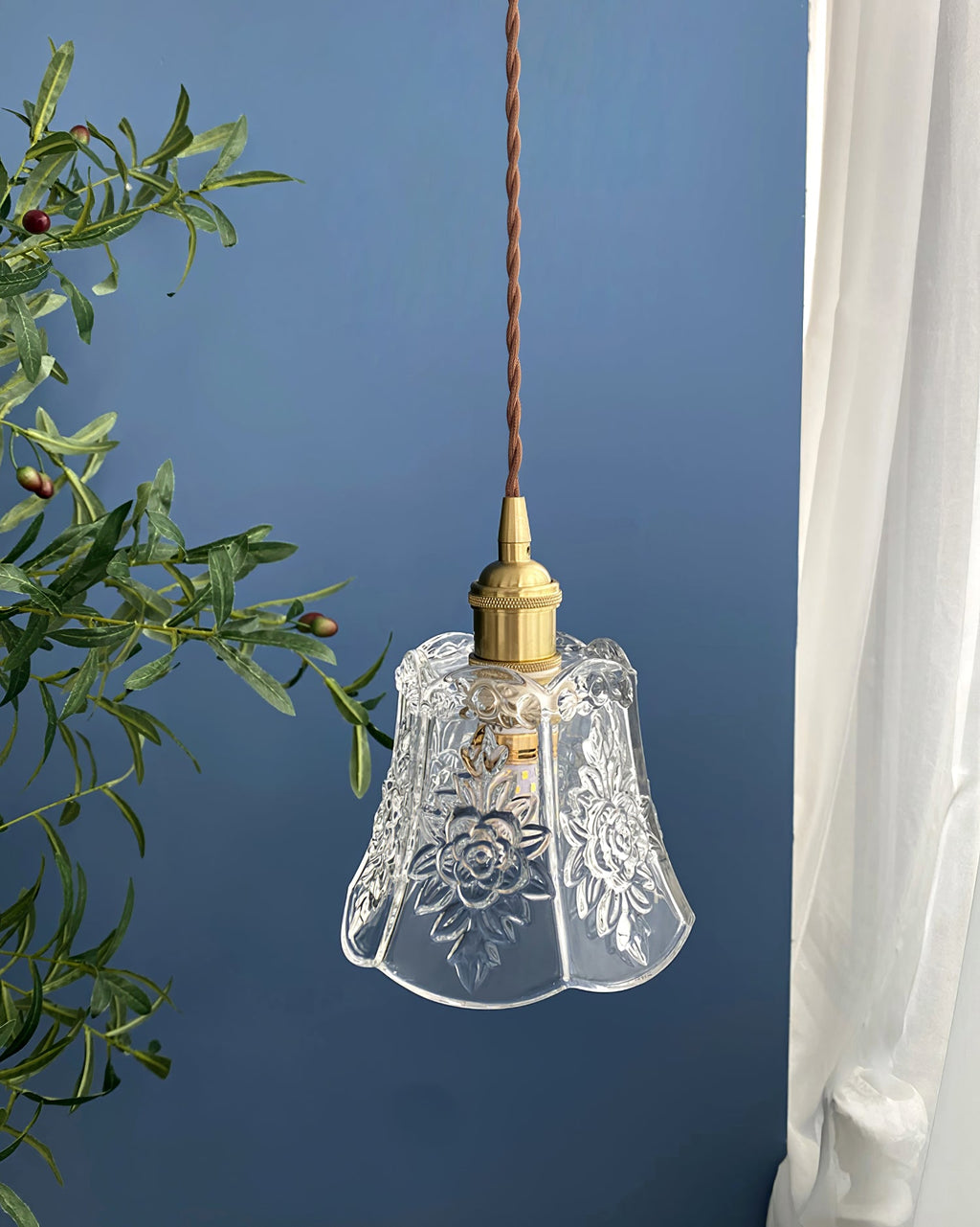 Flower Glass Pendant Lamp