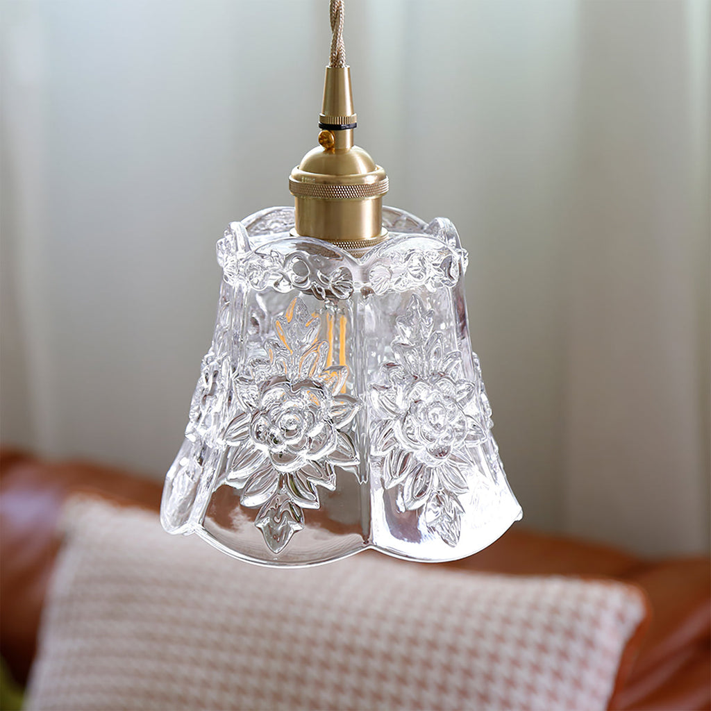 Flower Glass Pendant Lamp