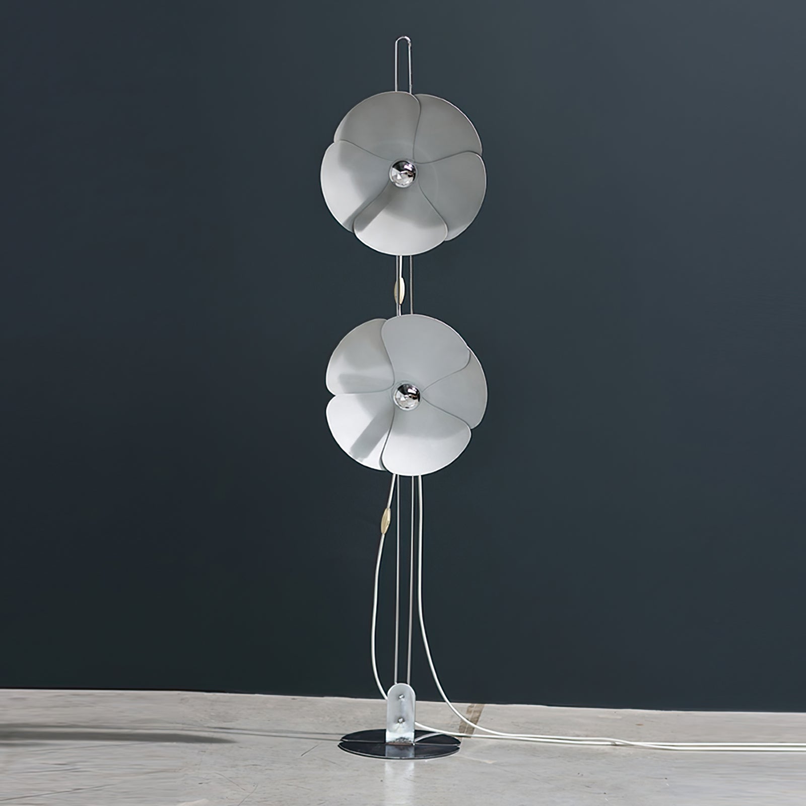 Flower Silver Floor Lamp