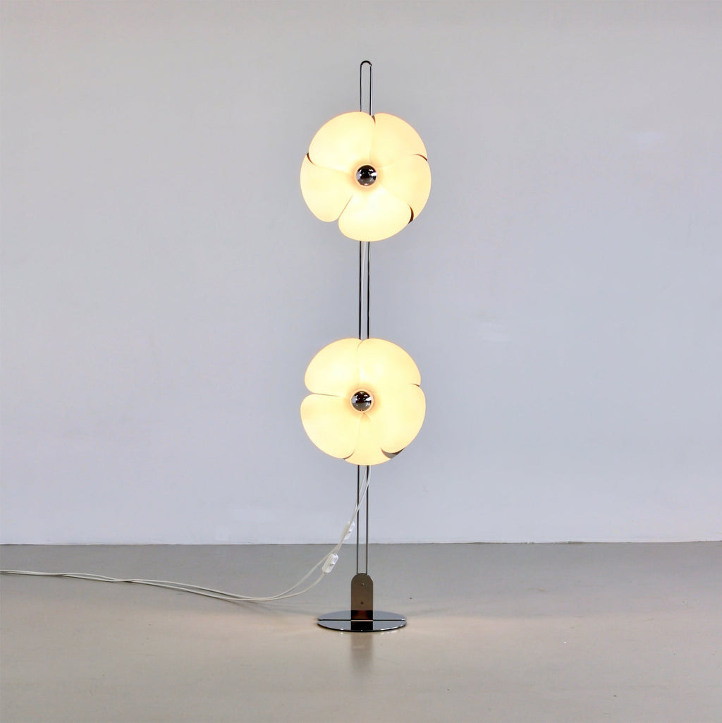 Flower Silver Floor Lamp