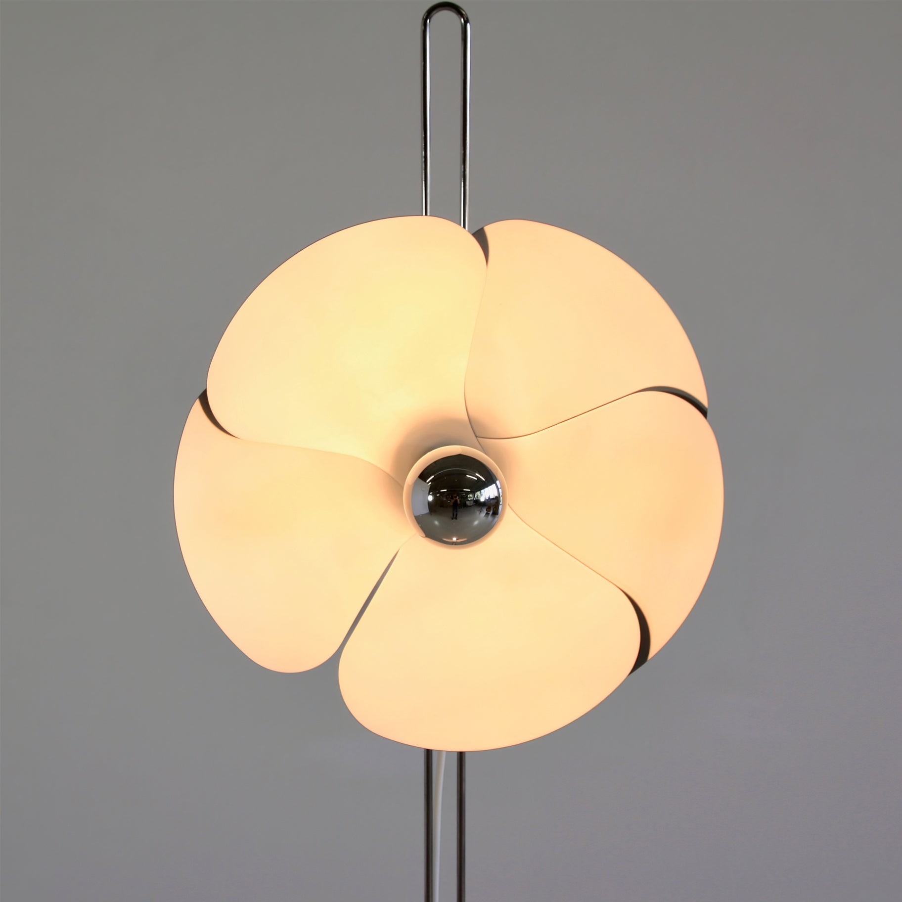 Flower Silver Floor Lamp
