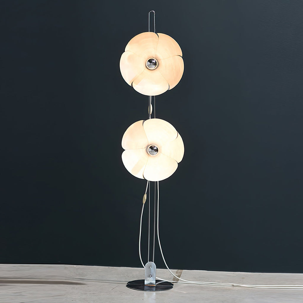 Flower Silver Floor Lamp