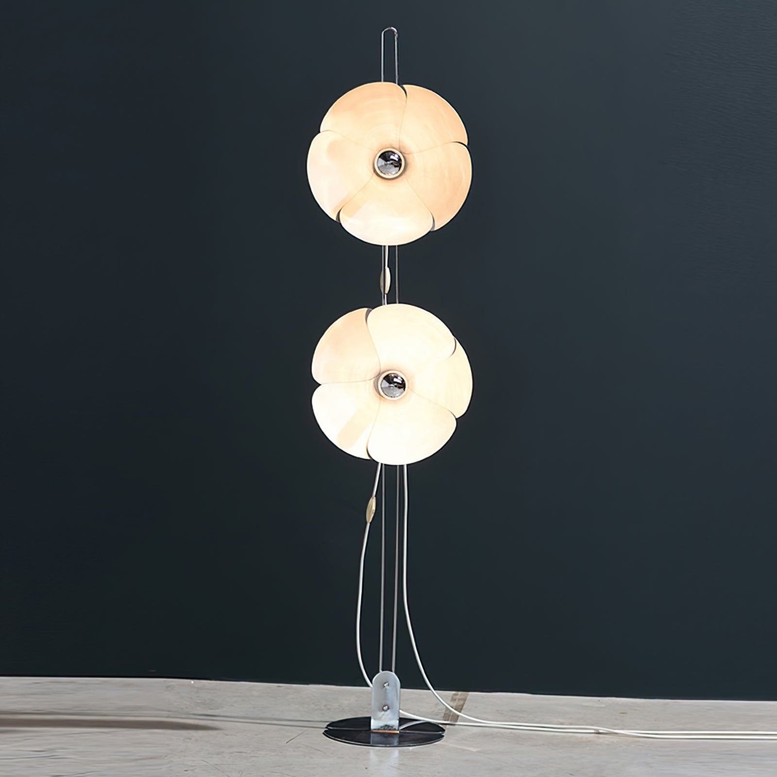 Flower Silver Floor Lamp