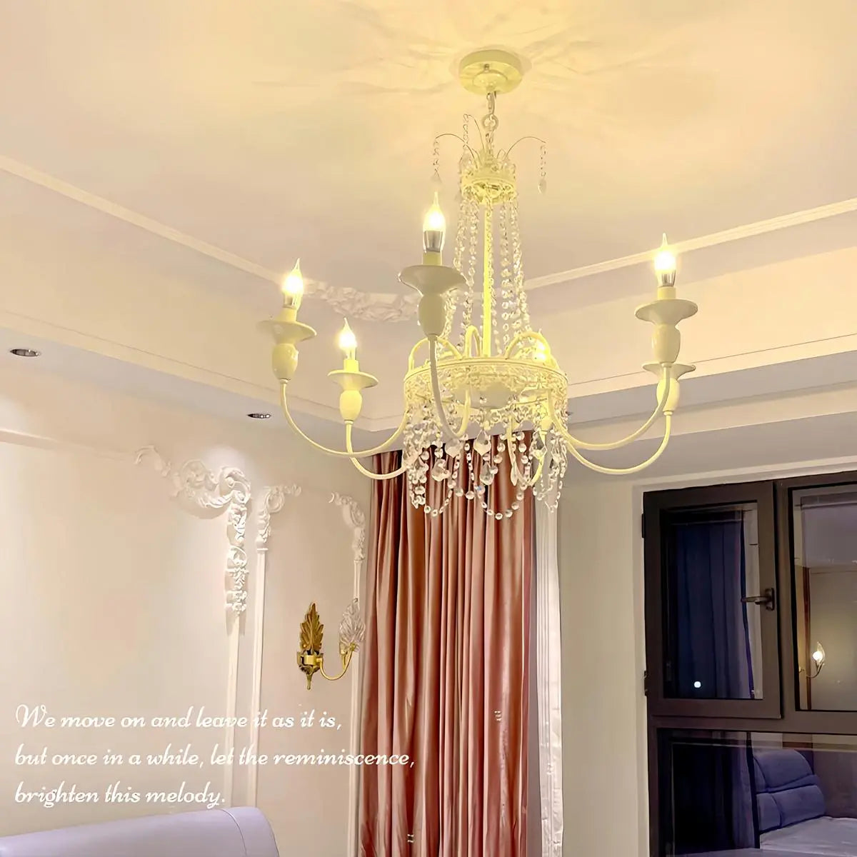 French Candle Crystal Chandelier